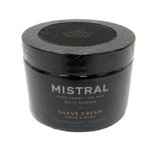 Mistral Pour Homme For Men Shave Cream Cedarwood Marine